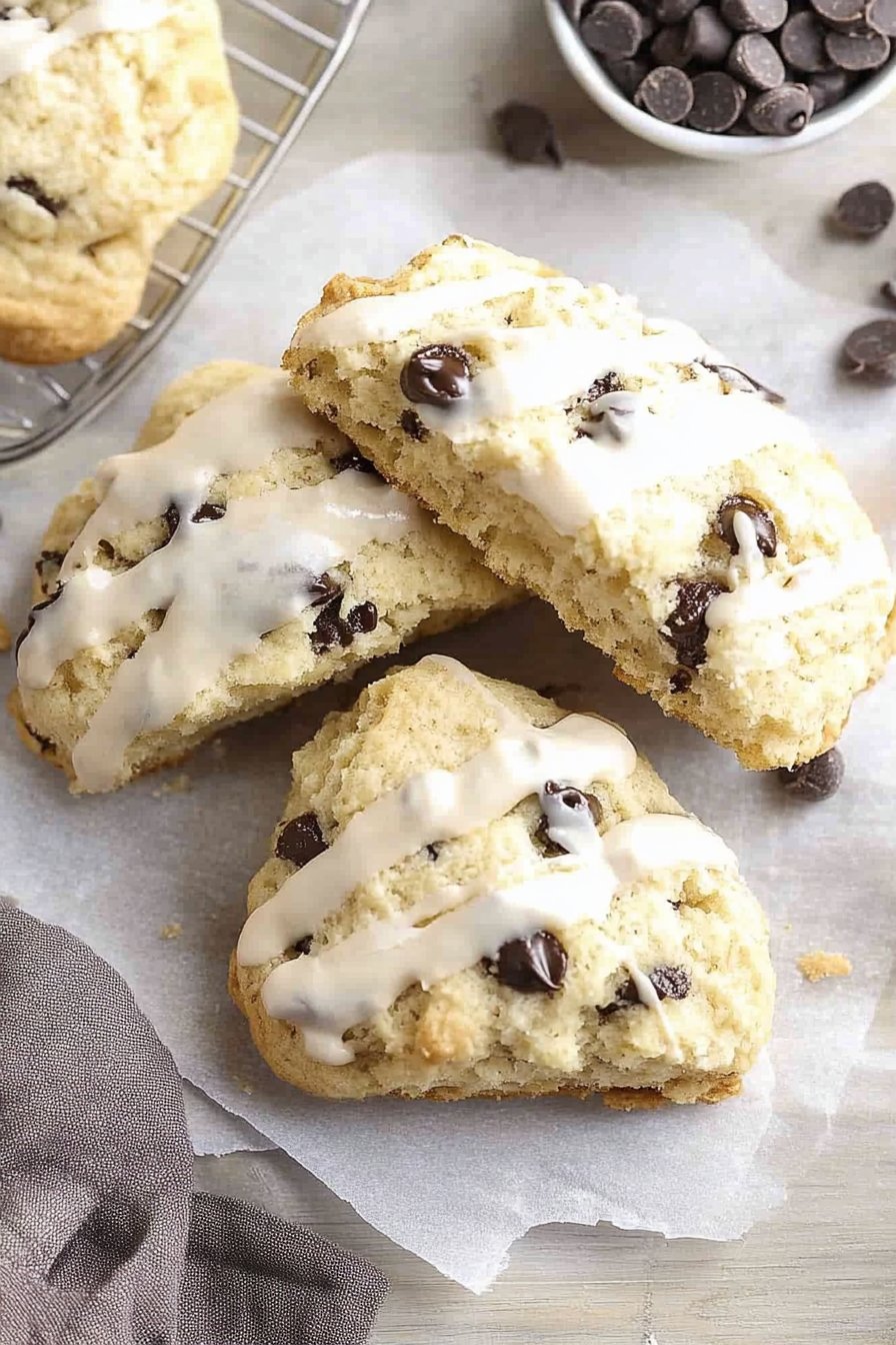 Sourdough Chocolate Chip Scones