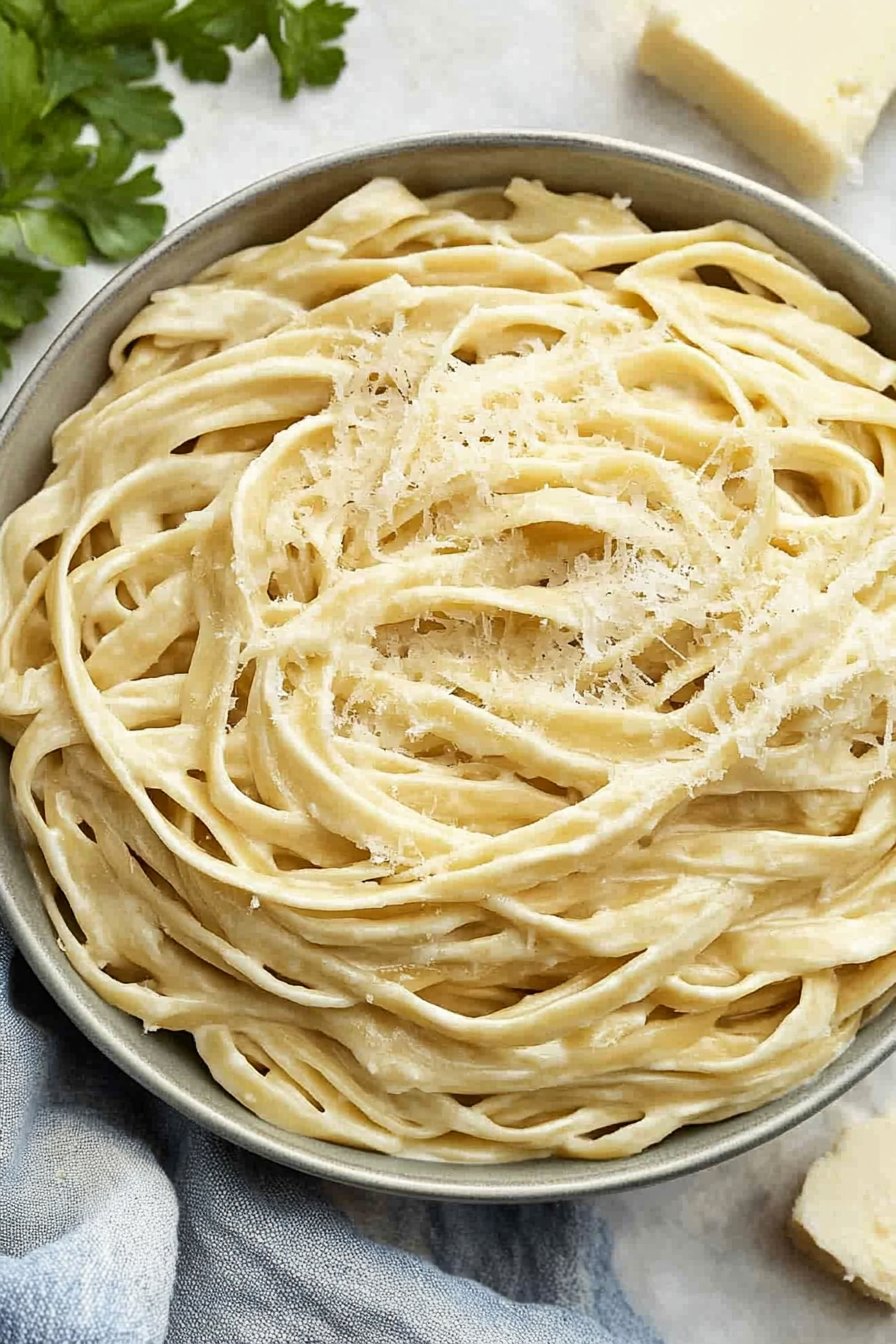 Traditional Fettuccine Alfredo