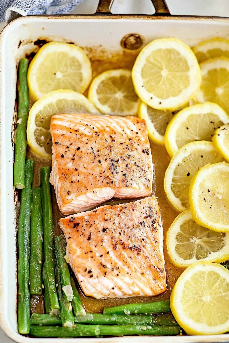 One Pan Salmon Dinner