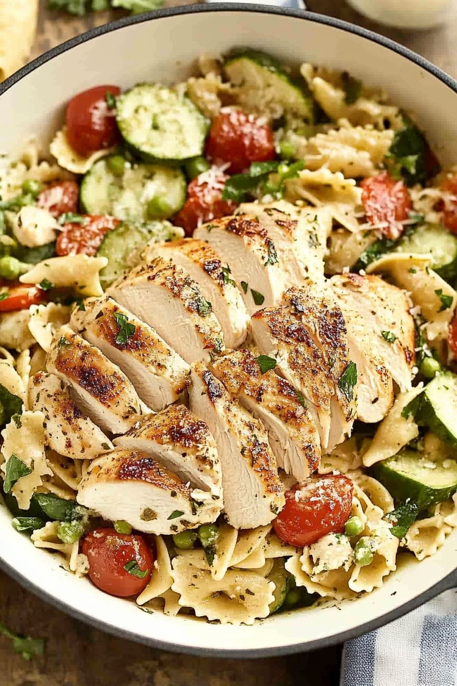 Chicken Pasta Primavera