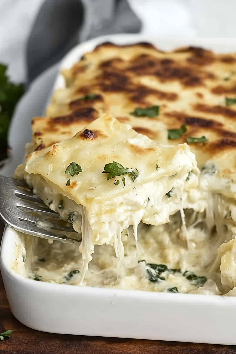 White Chicken Lasagna