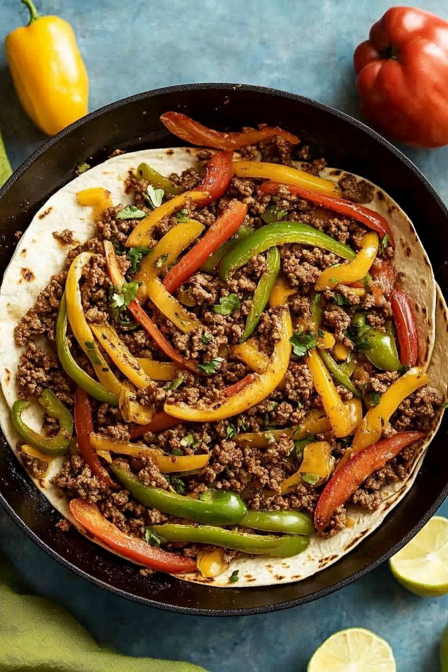 Ground Beef Fajitas