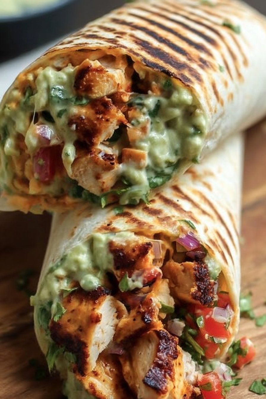 Chipotle Ranch Grilled Chicken Burrito