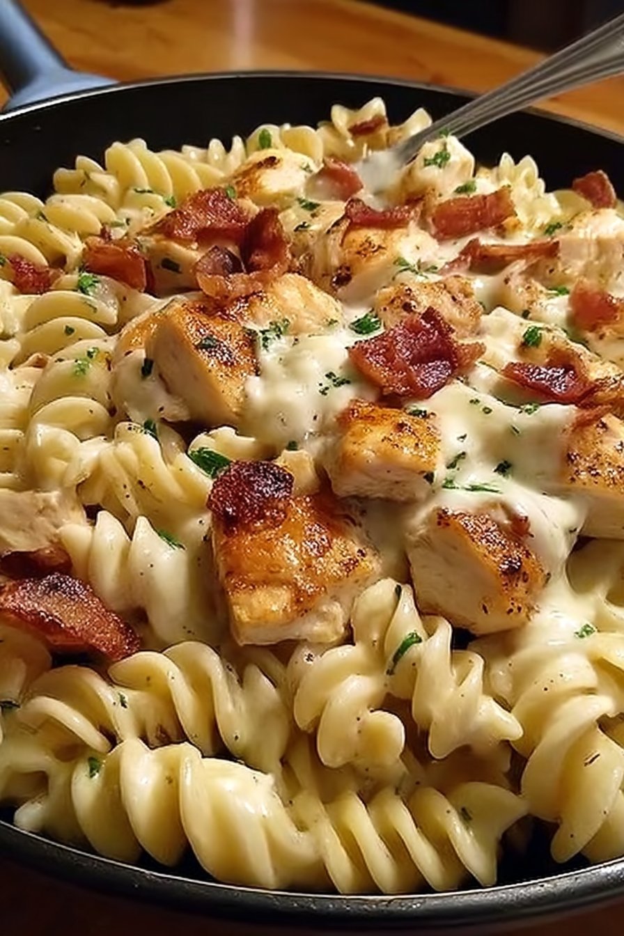 Chicken Bacon Ranch Pasta