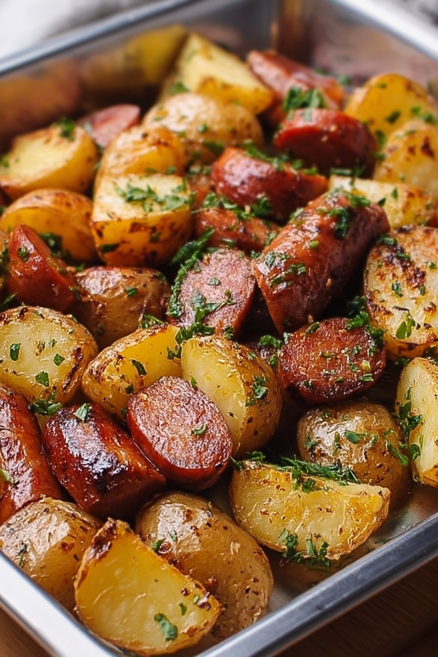Potatoes And Smoked Sausage