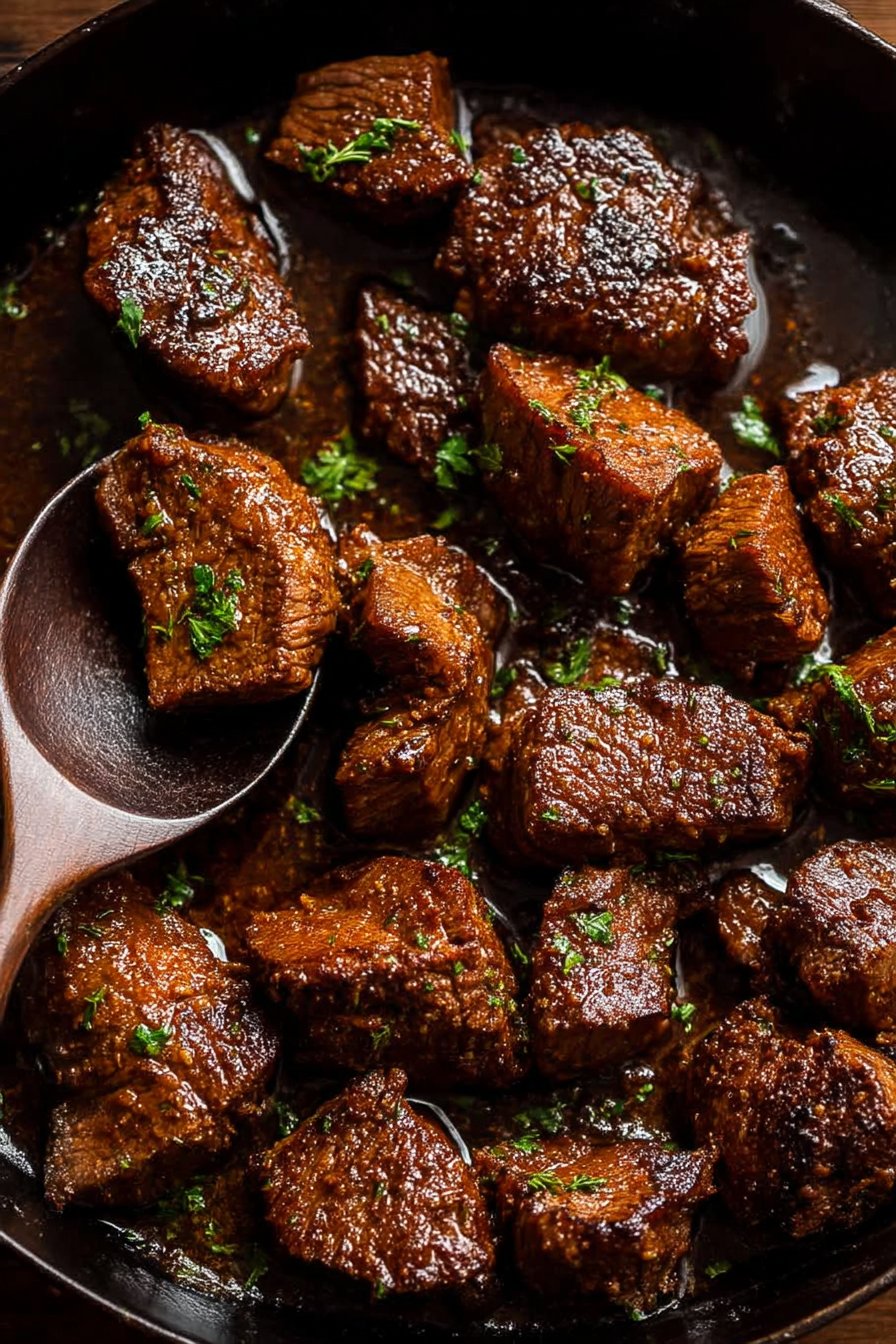 Cajun Garlic Butter Steak Bites