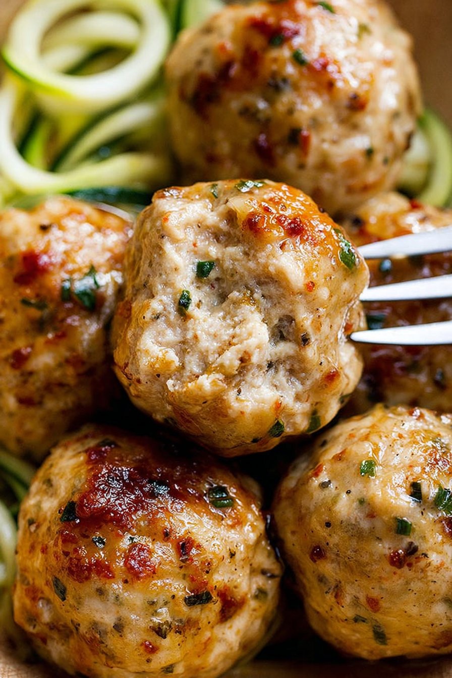 Baked Chicken Meatballs