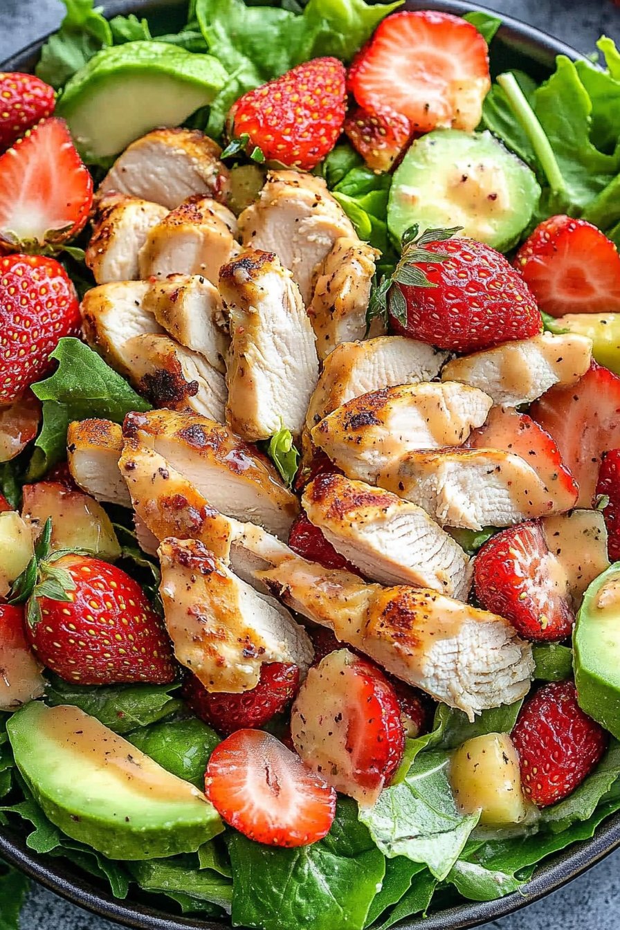 Fresh Strawberry Chicken Salad