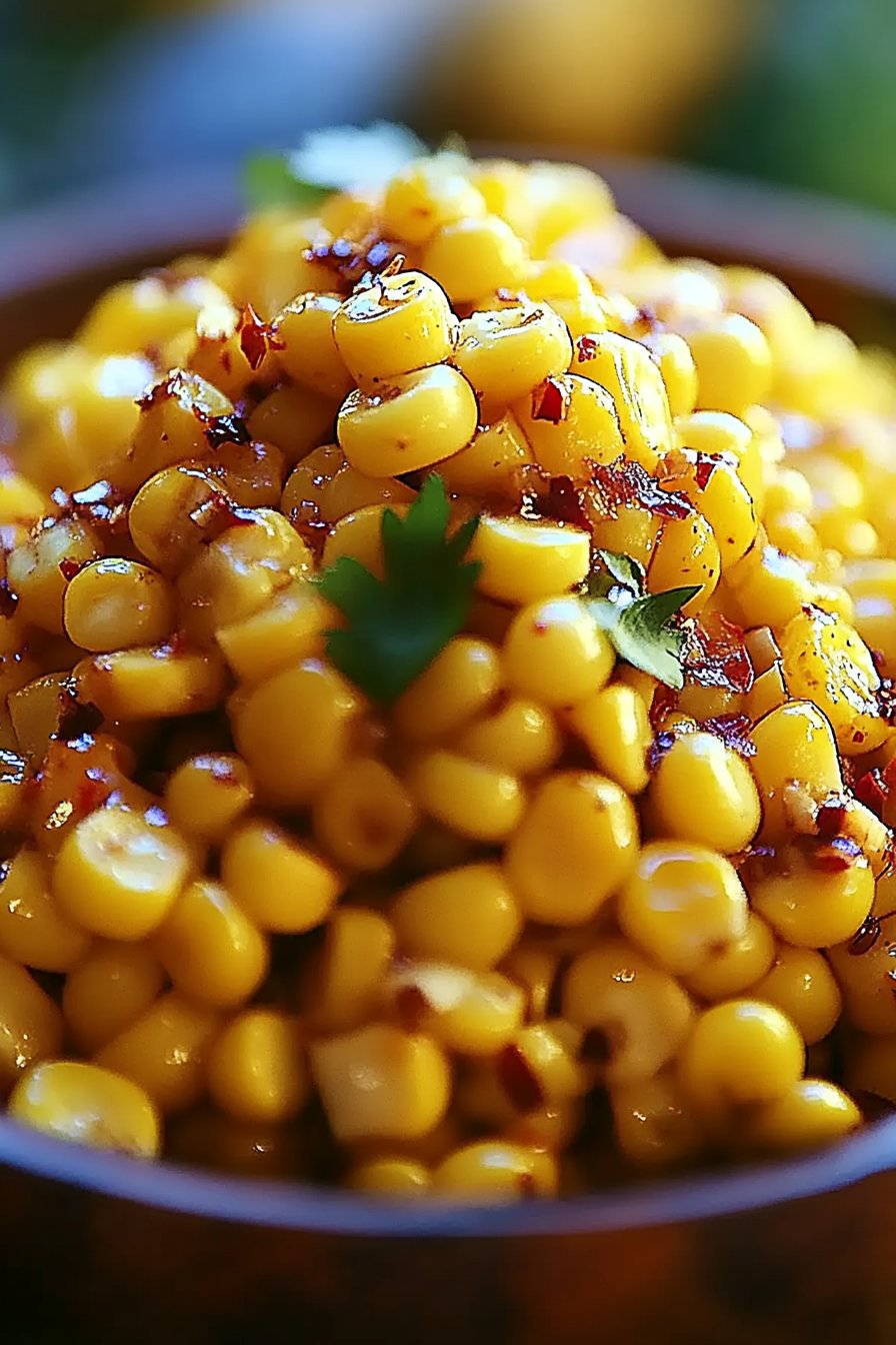 Easy Honey Butter Skillet Corn Recipe