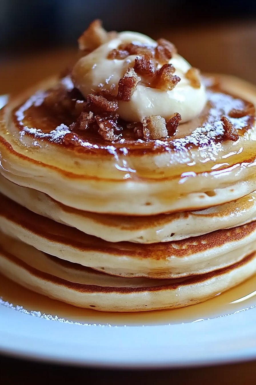 Fluffy Cinnamon Roll Pancakes Recipe
