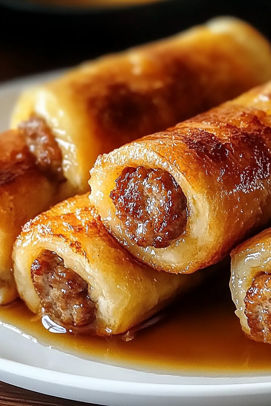 Sausage French Toast Roll-Ups Recipe