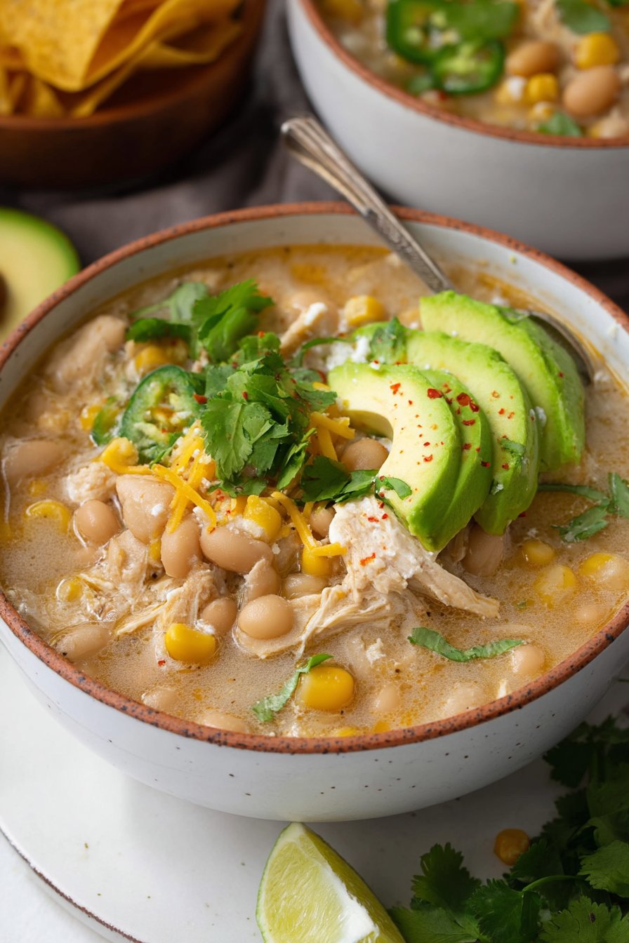 Instant Pot White Chicken Chili
