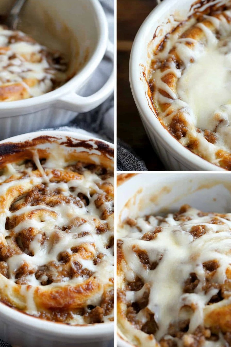 Crock Pot Cinnamon Roll Casserole