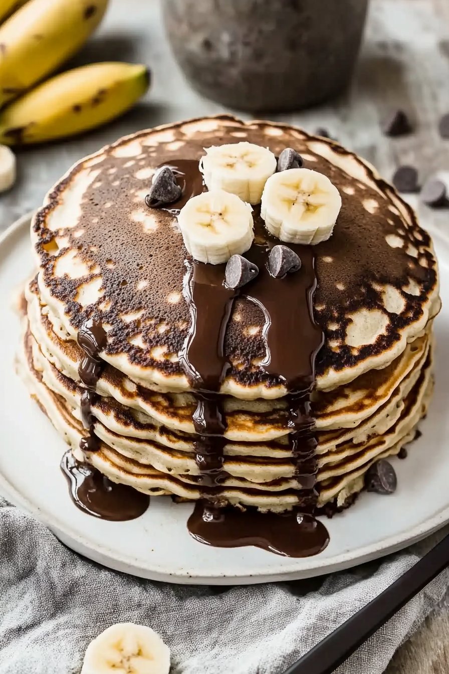 Banana Chocolate Chip Pancake Recipe