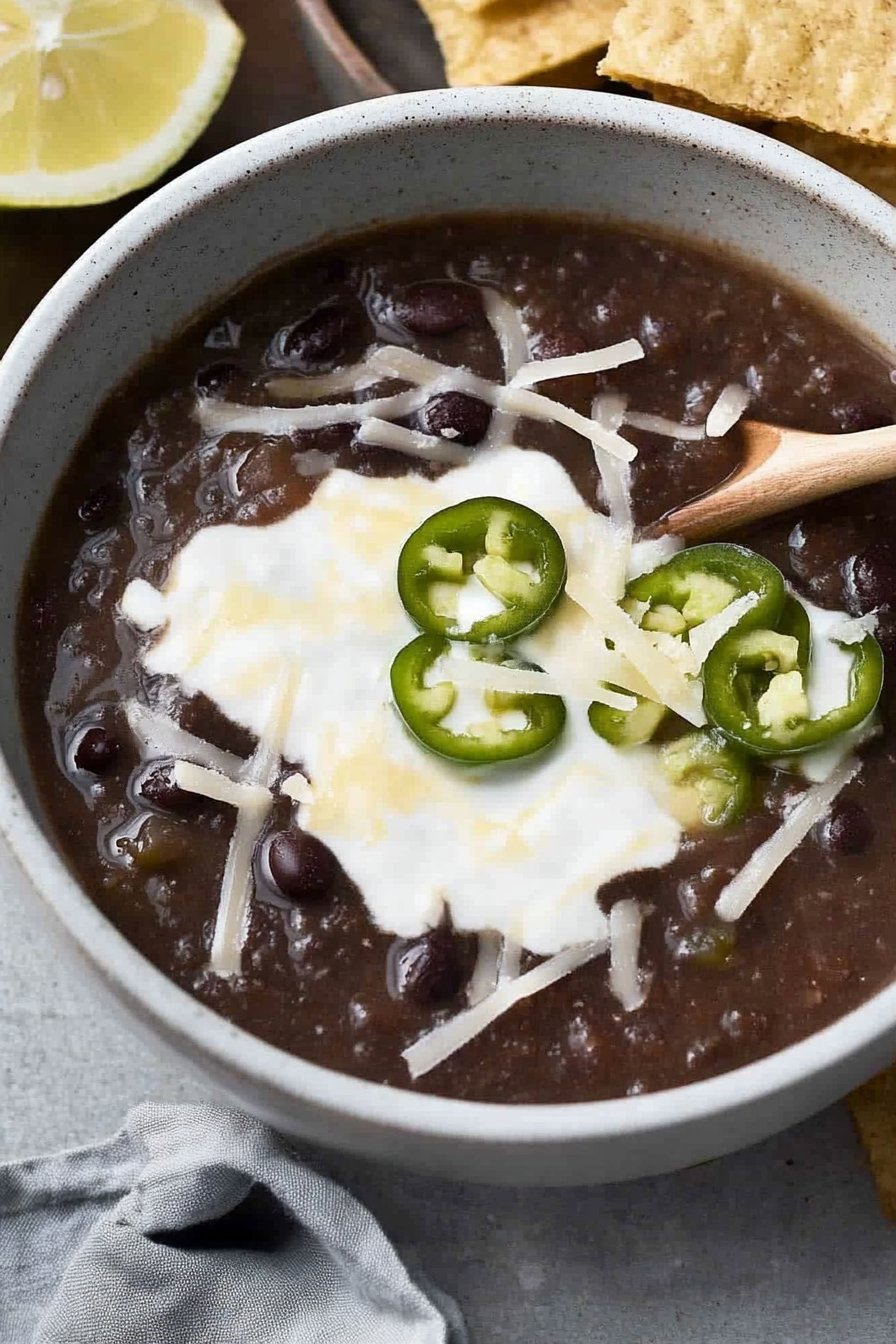 Smoky Black Bean Soup