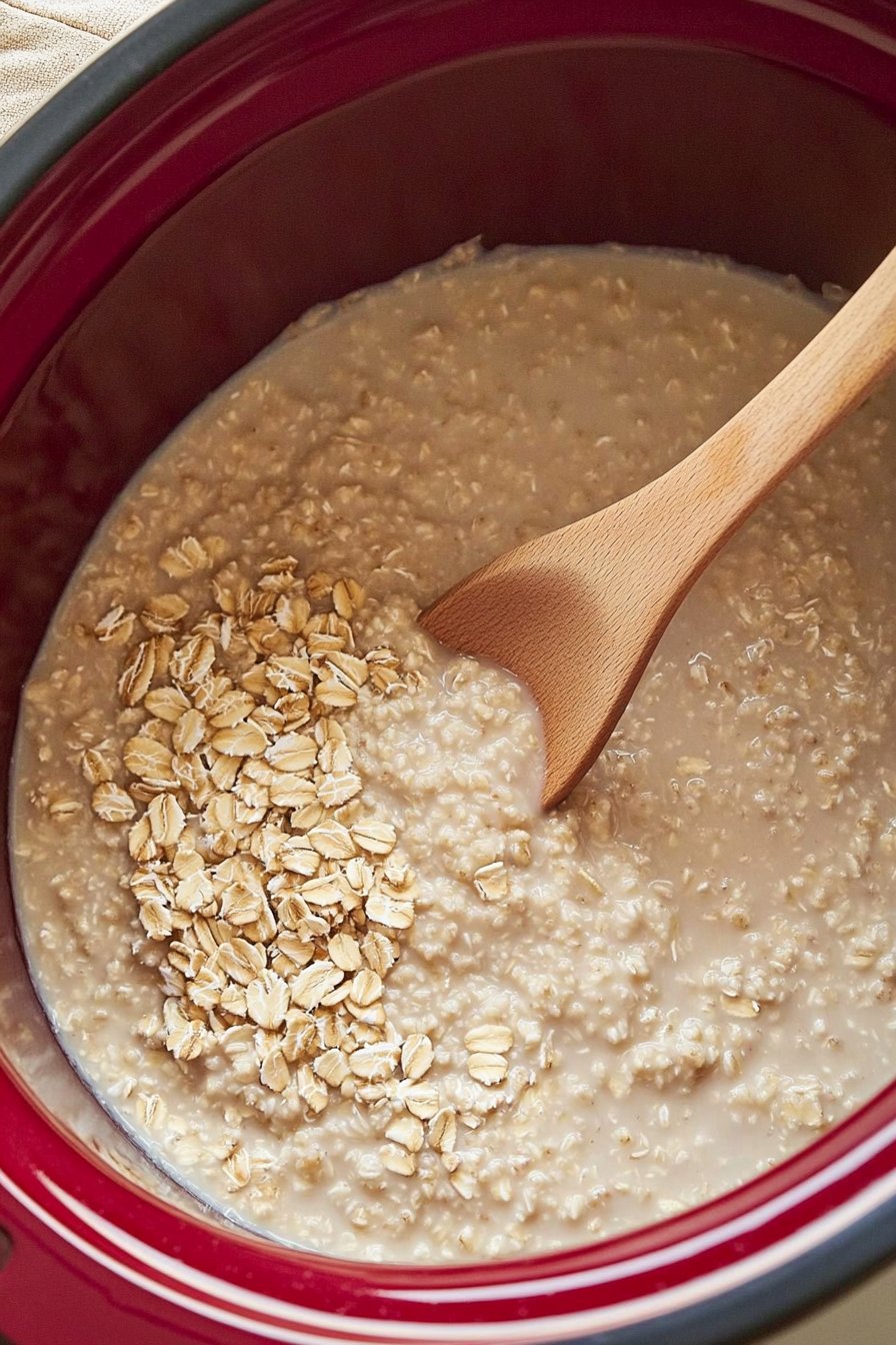Slow Cooker Steel Cut Oatmeal