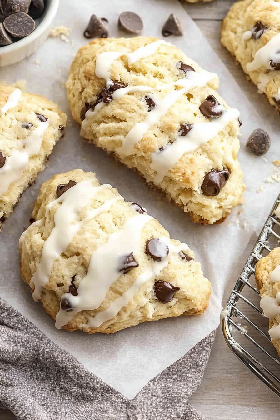 Sourdough Chocolate Chip Scones