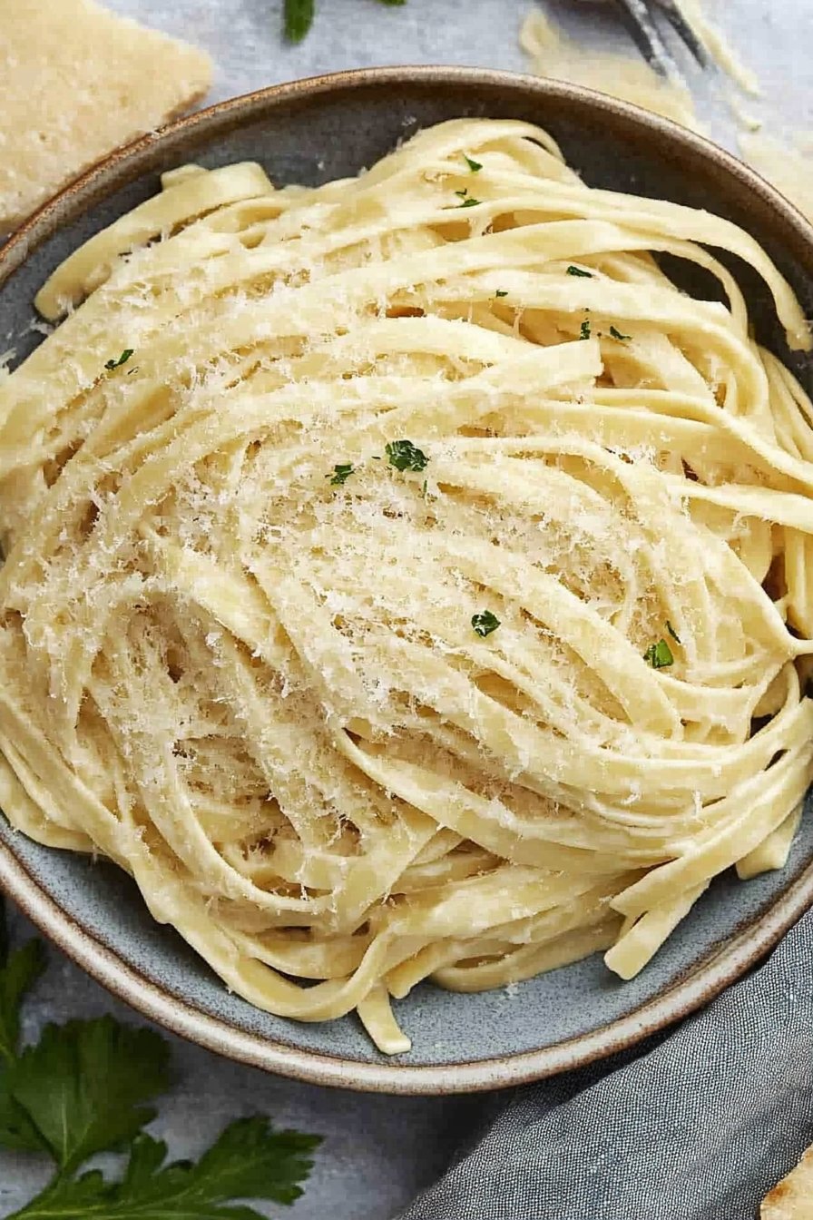 Traditional Fettuccine Alfredo