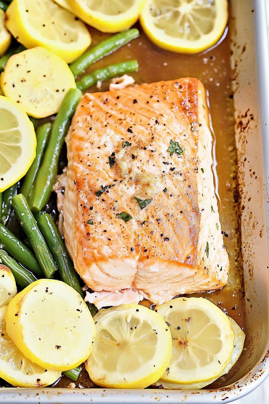 One Pan Salmon Dinner