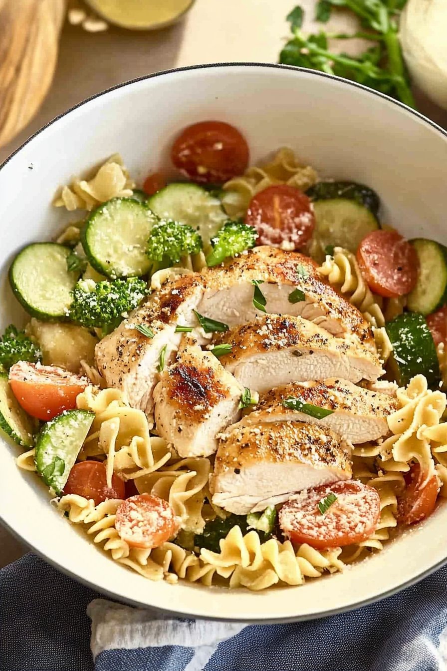 Chicken Pasta Primavera