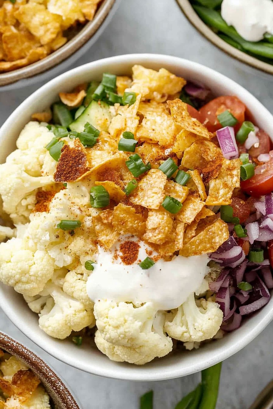 Loaded Cauliflower Bowls