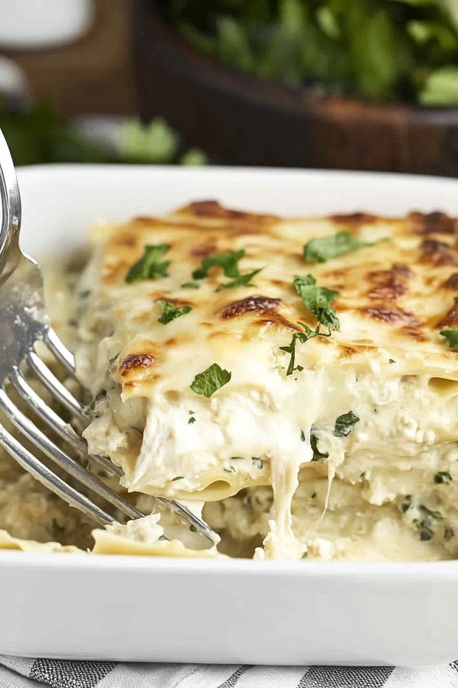 White Chicken Lasagna
