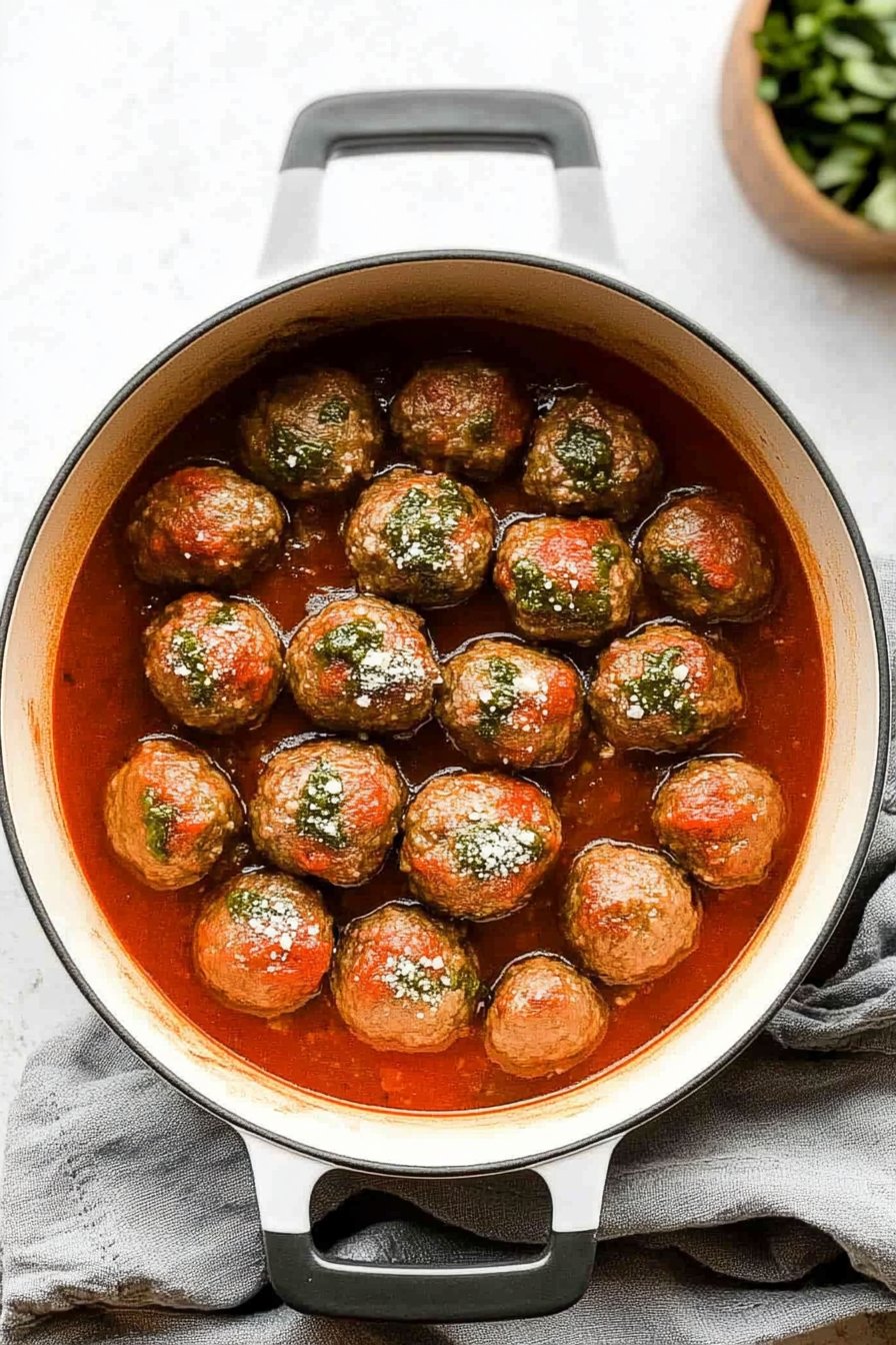 Easy Homemade Meatballs