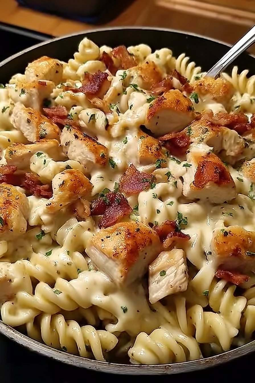 Chicken Bacon Ranch Pasta