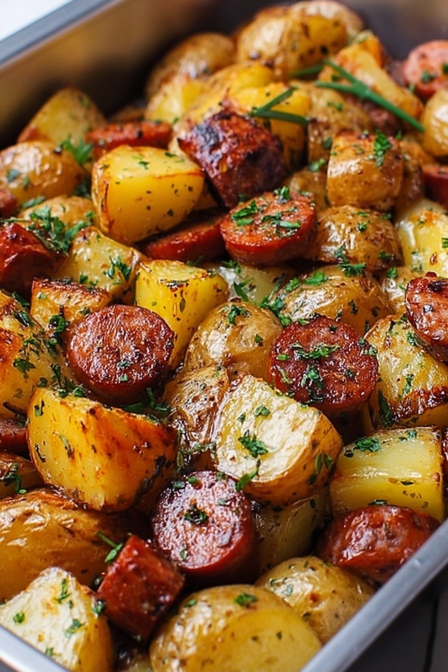 Potatoes And Smoked Sausage