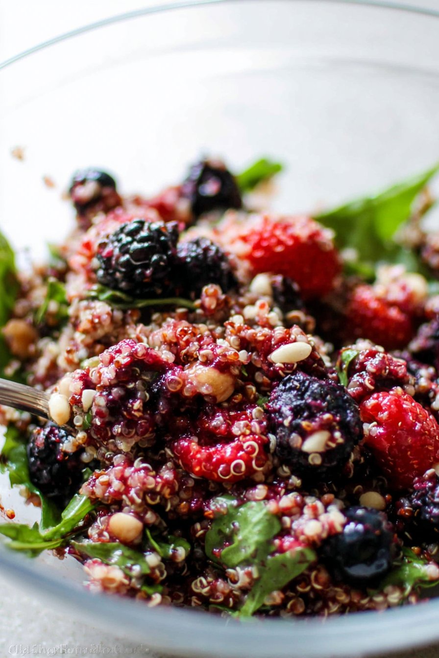 Fresh Berry Quinoa Salad