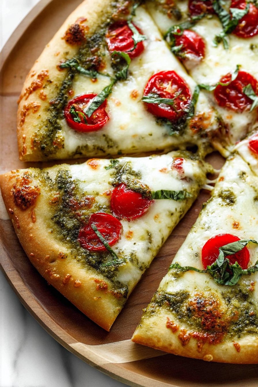 Easy Pesto Pizza