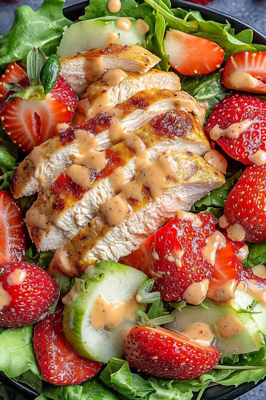 Fresh Strawberry Chicken Salad