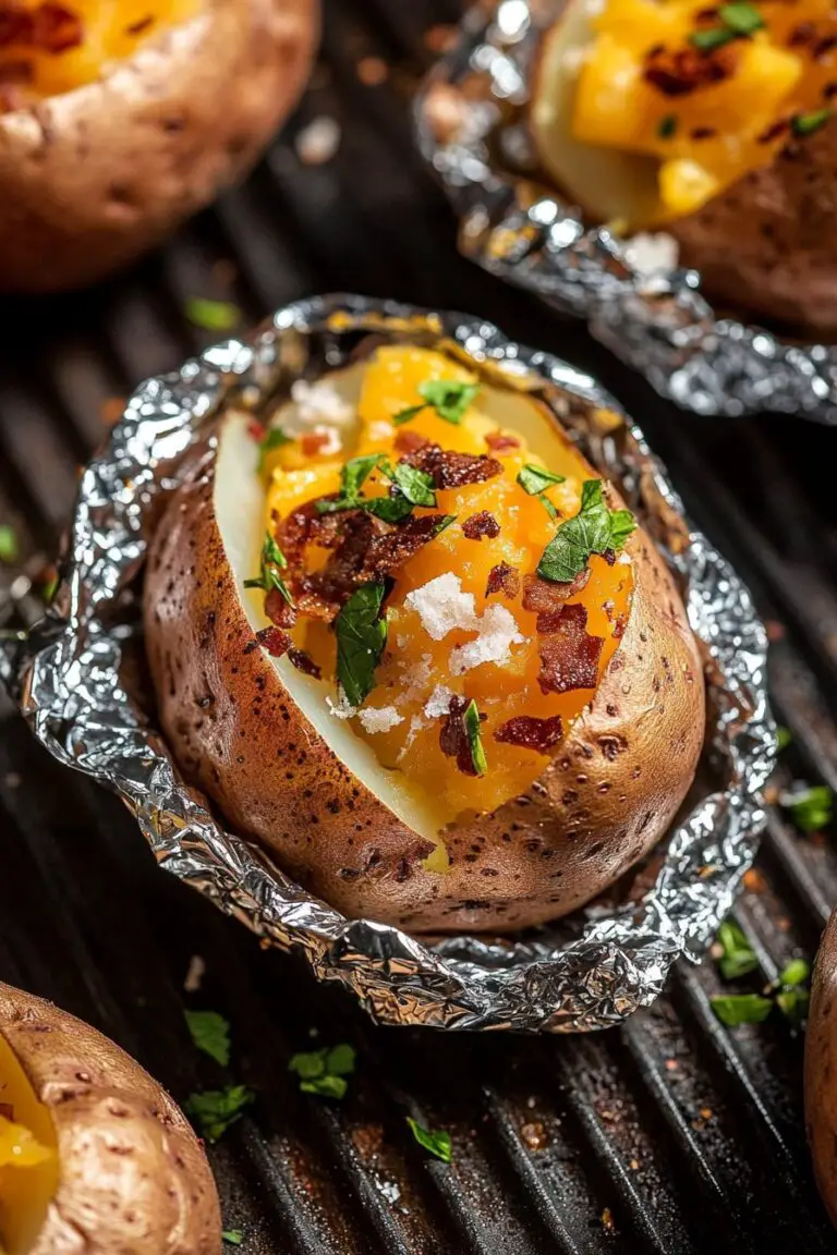 Baked Potatoes on the Grill