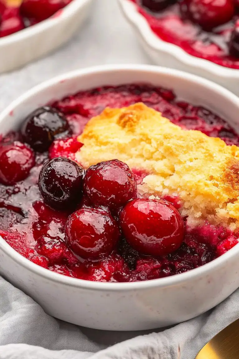 Easy Cherry Cobbler