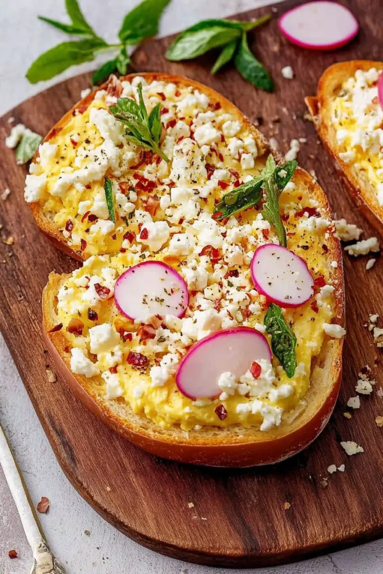 Baked Feta Eggs