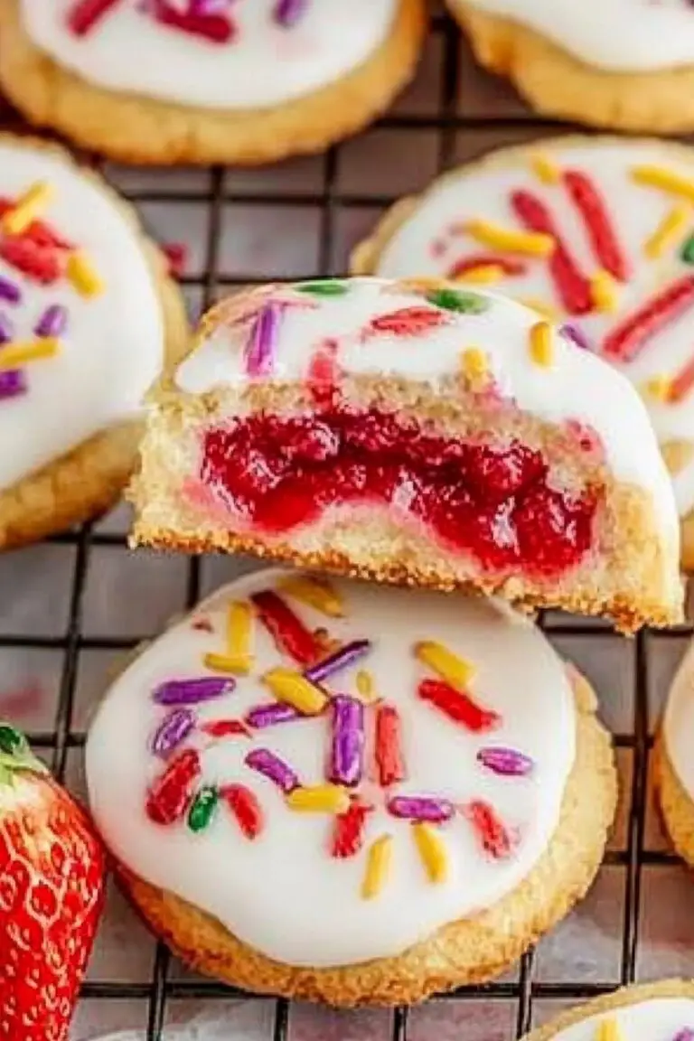 Strawberry Pop Tart Cookies