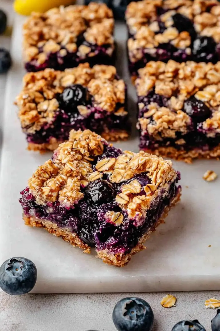 Blueberry Oatmeal Bars