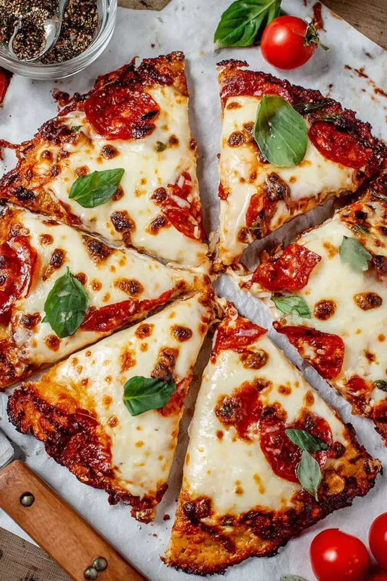 High Protein Cottage Cheese Pizza Crust