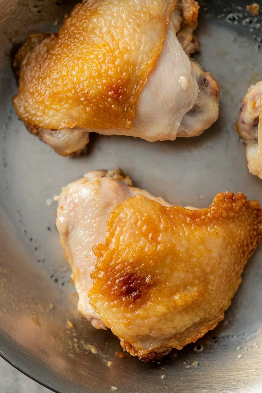 Perfect Crispy Chicken Thighs