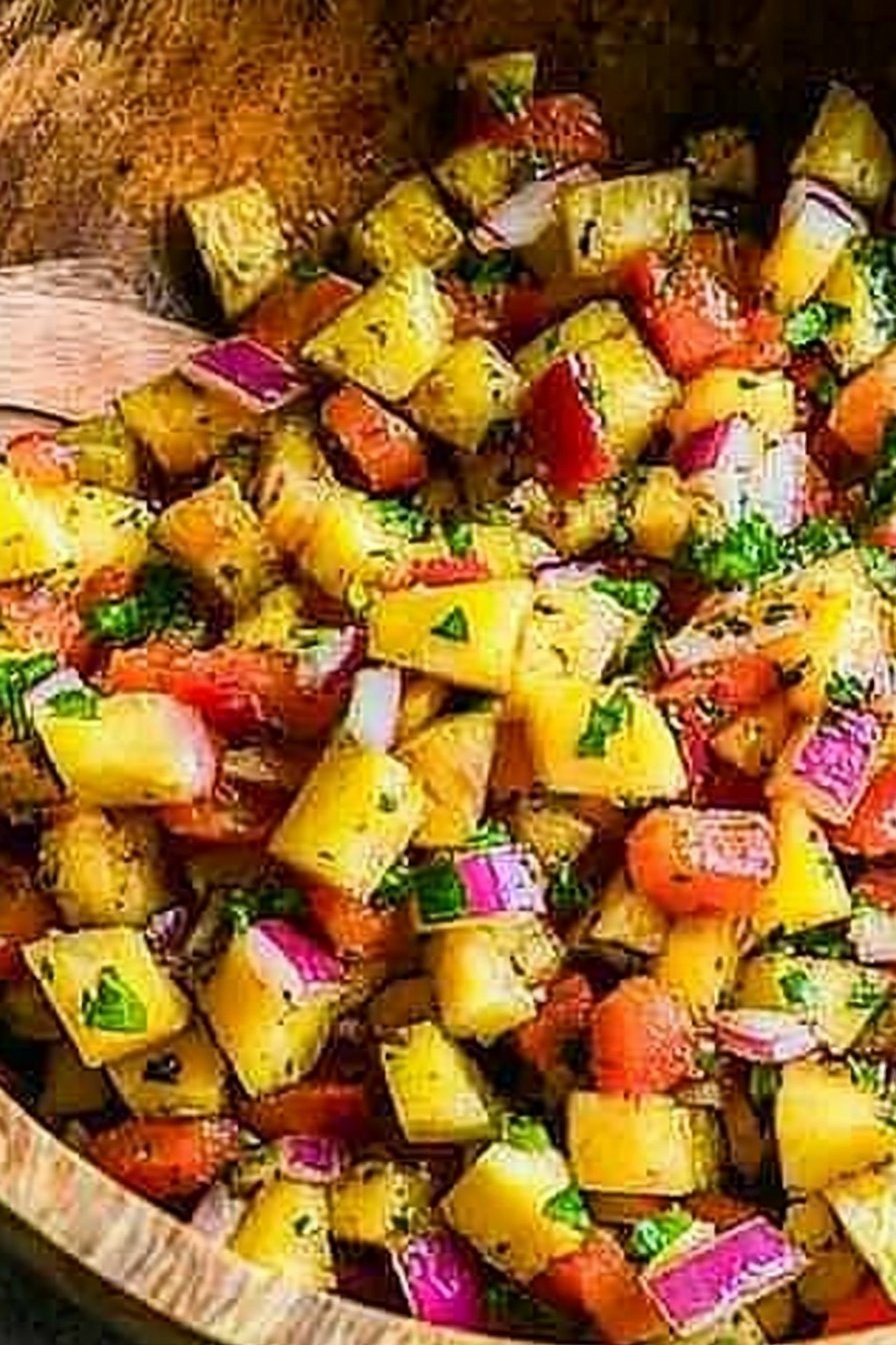 Grilled Pineapple Salsa