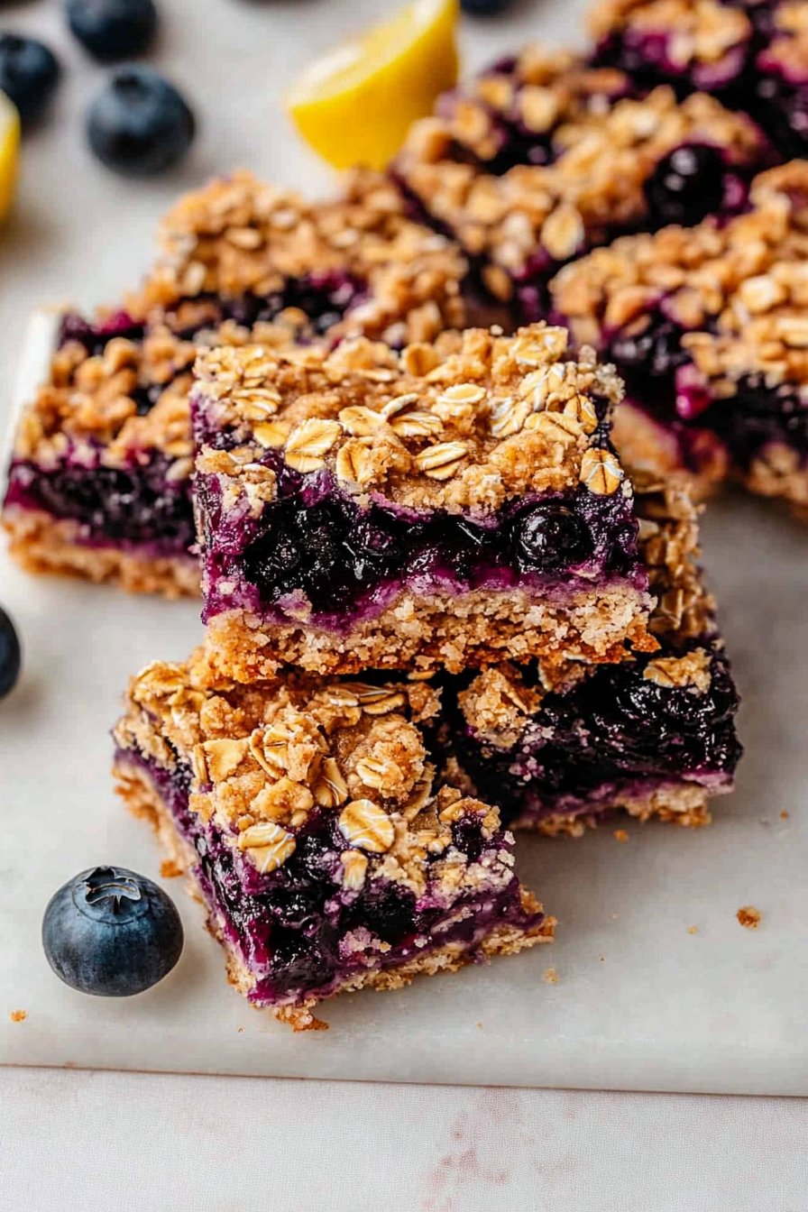 Blueberry Oatmeal Bars