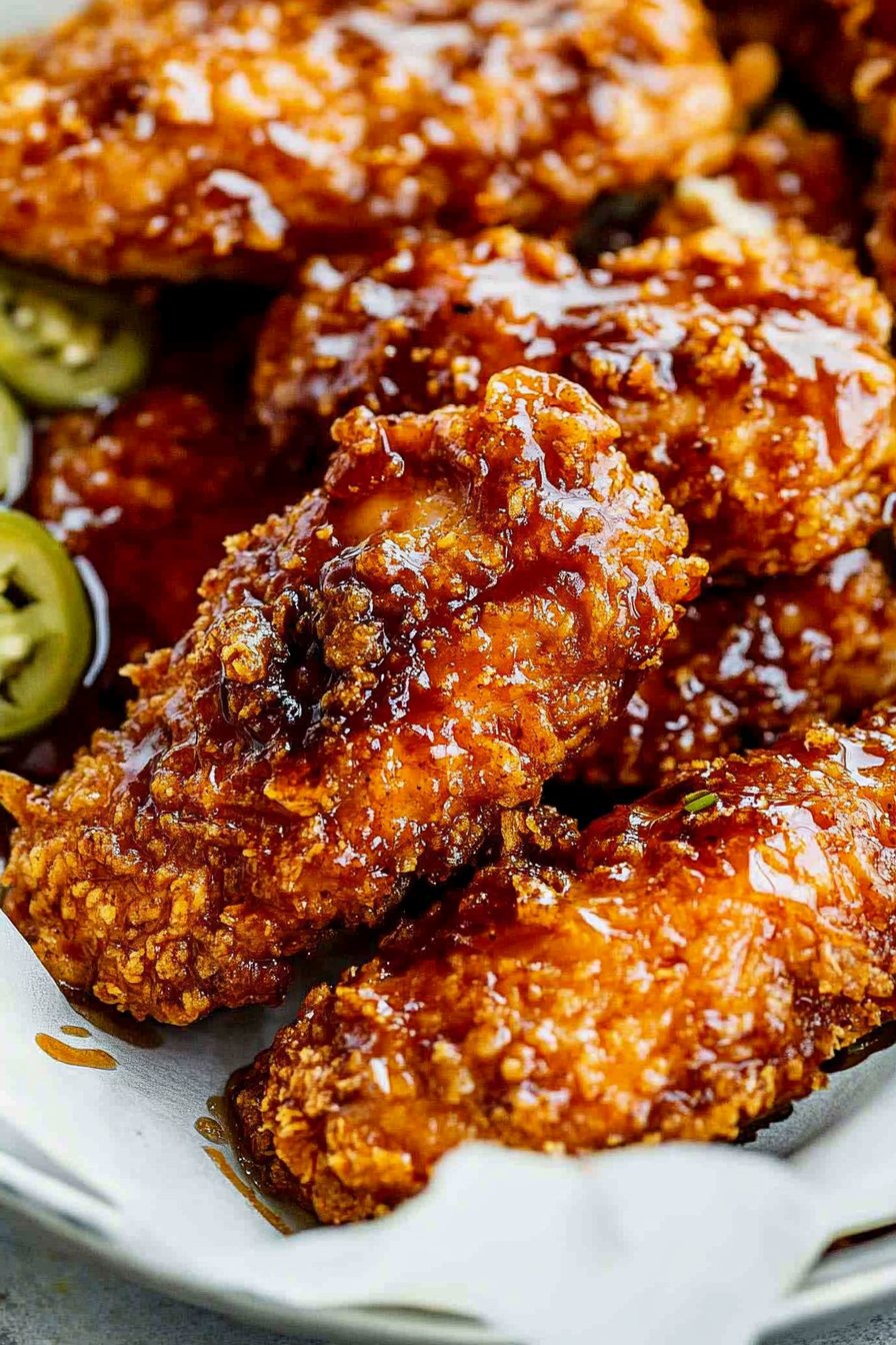 Baked Hot Honey Chicken Tenders
