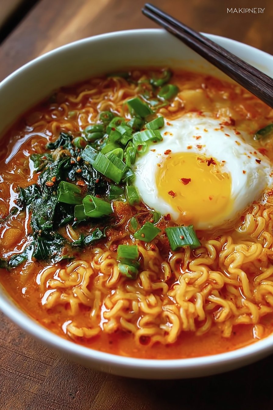 Creamy Korean Spicy Ramen