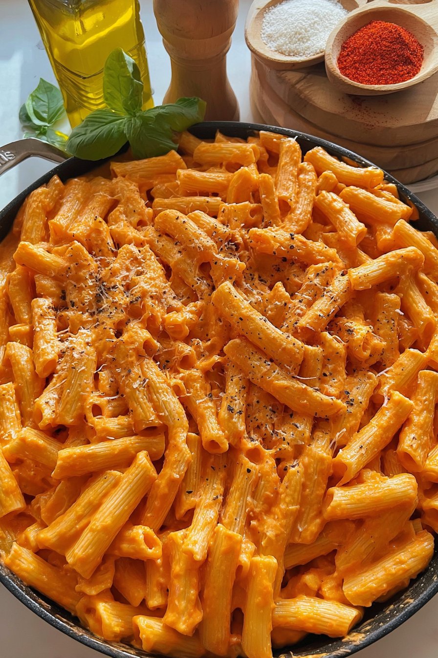 Cheesy Orange Pasta
