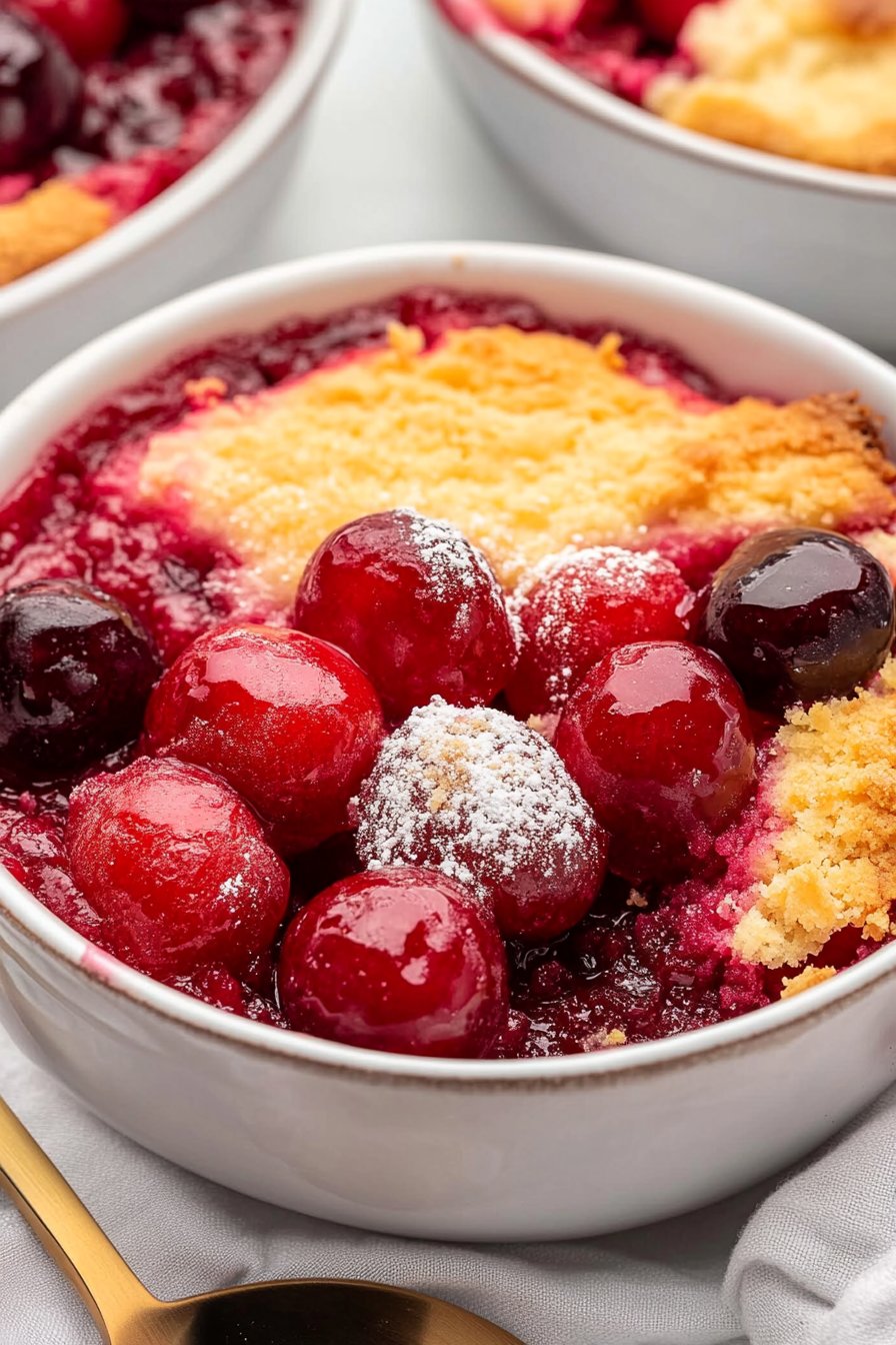 Easy Cherry Cobbler