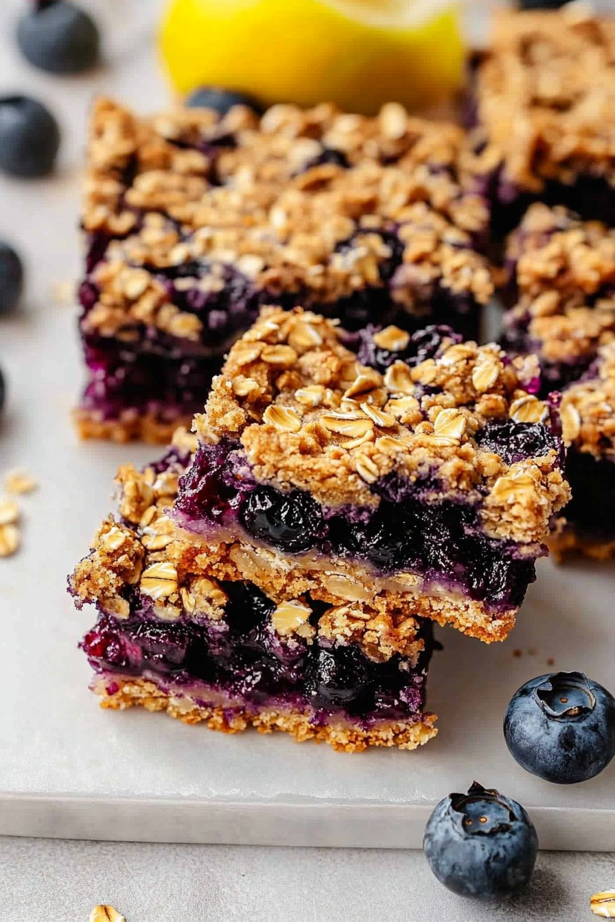Blueberry Oatmeal Bars