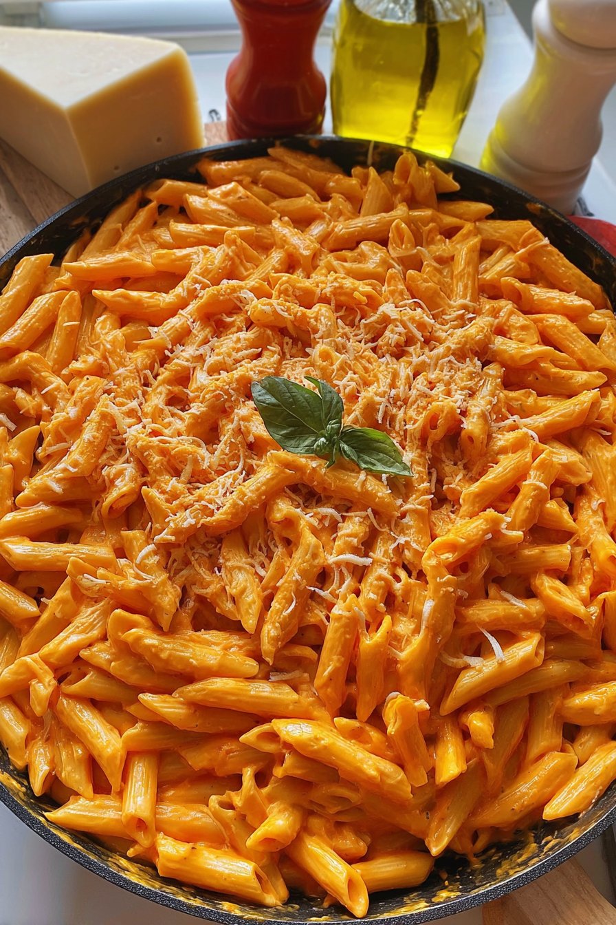 Cheesy Orange Pasta