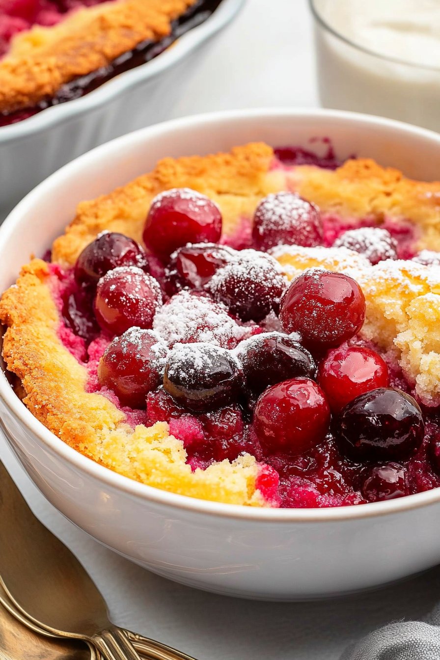 Easy Cherry Cobbler