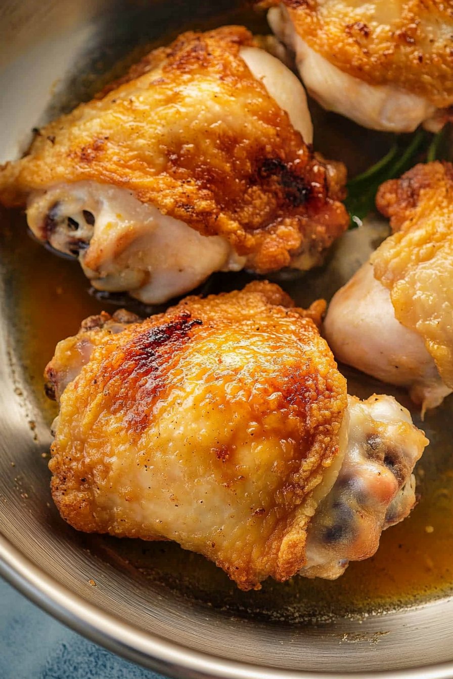 Perfect Crispy Chicken Thighs