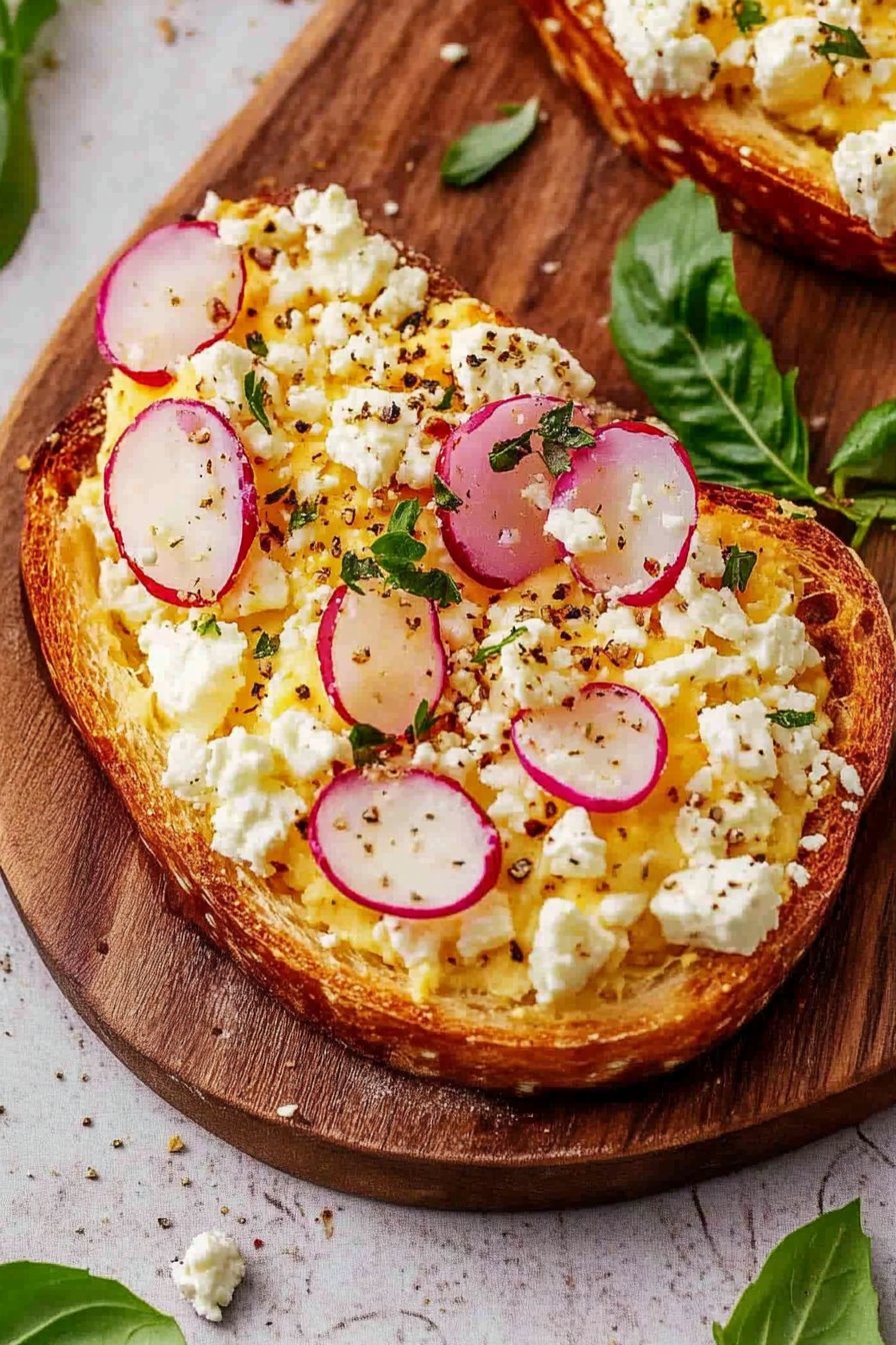 Baked Feta Eggs